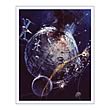 Star Wars Death Star Battle Fine Art Lithograph